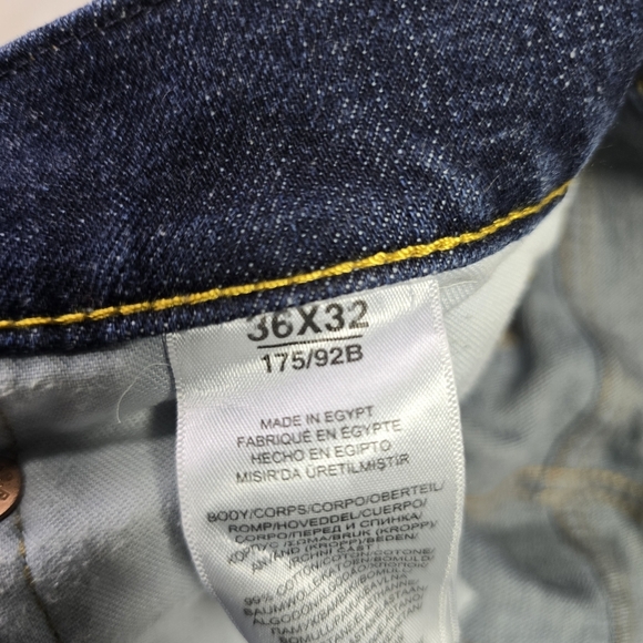 Polo Ralph Lauren Actual 36X32 THE SULLIVAN SLIM Blue JEANS - Picture 5 of 9